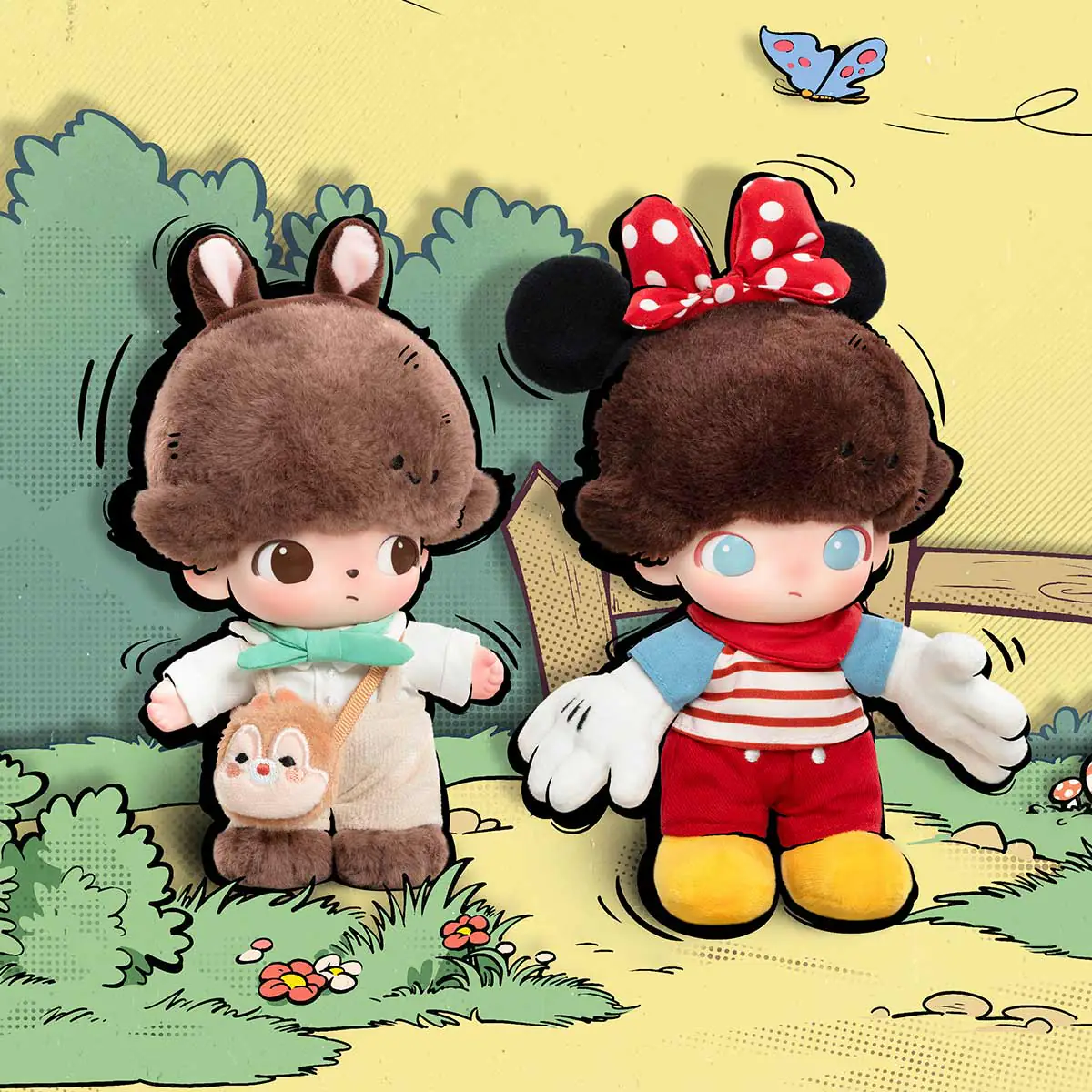 DIMOO WORLD x DISNEY Series Vinyl Plush Keychain Blind Box POP
